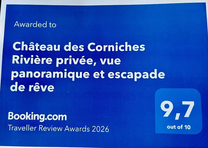 Chateau Des Corniches Riviere Privee, Vue Panoramique Et Escapade De Reve 別荘 *